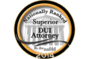 Nationally Ranked Superior DUI Attorney 2014 - Badge